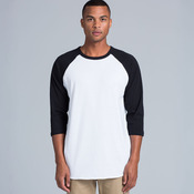 AS Colour - 3/4 Raglan Baseball Sleeve Tee